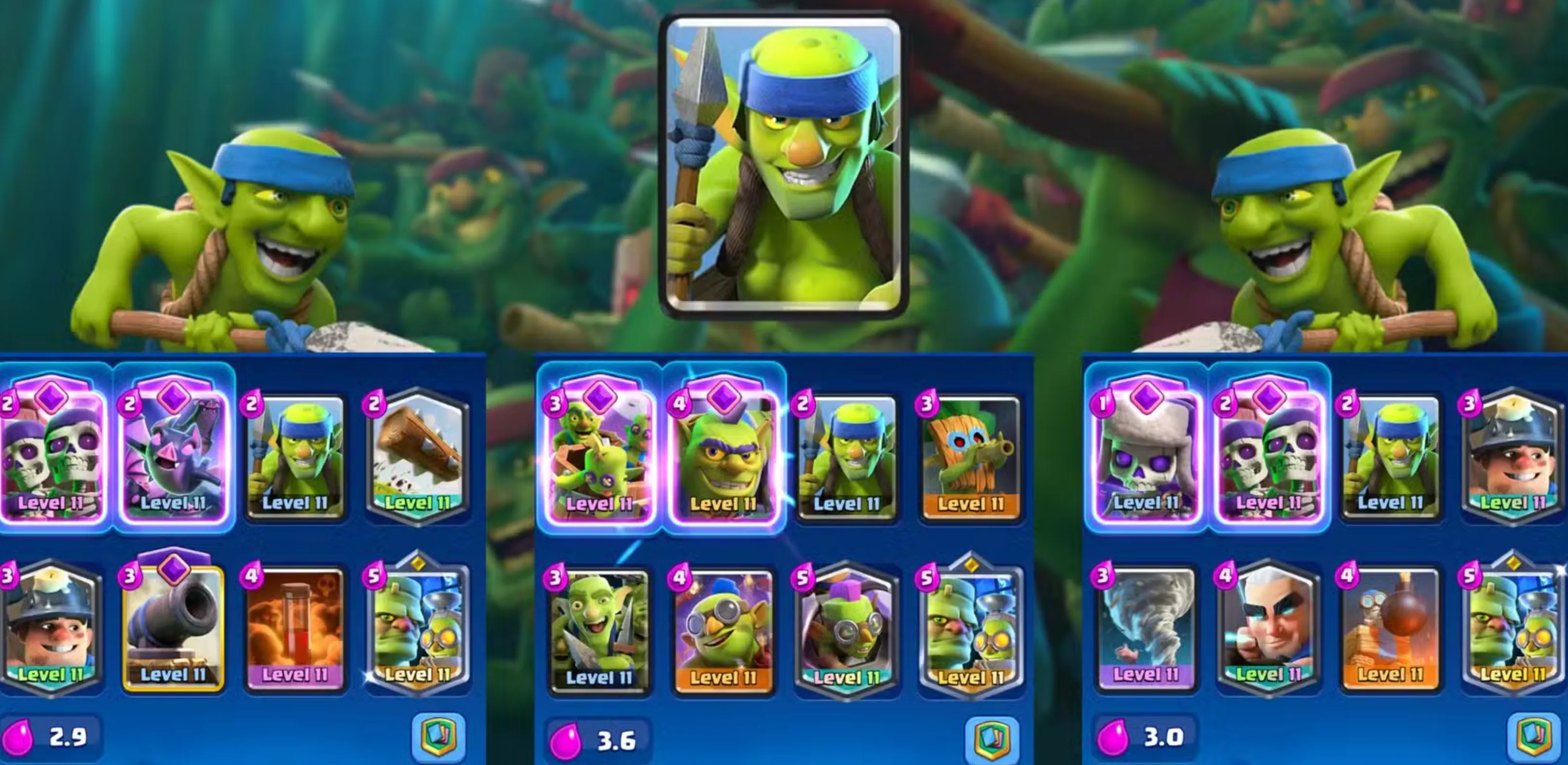 Best Decks For Spear Goblins in Clash Royale